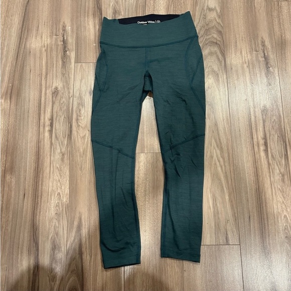 Outdoor Voices TechSweat Core 7/8 Leggings Green - Picture 4 of 6